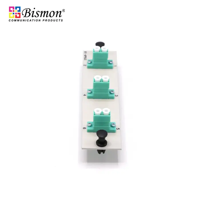 6 LC Snap-in adapter plate Multi-mode(OM3) duplex Full set